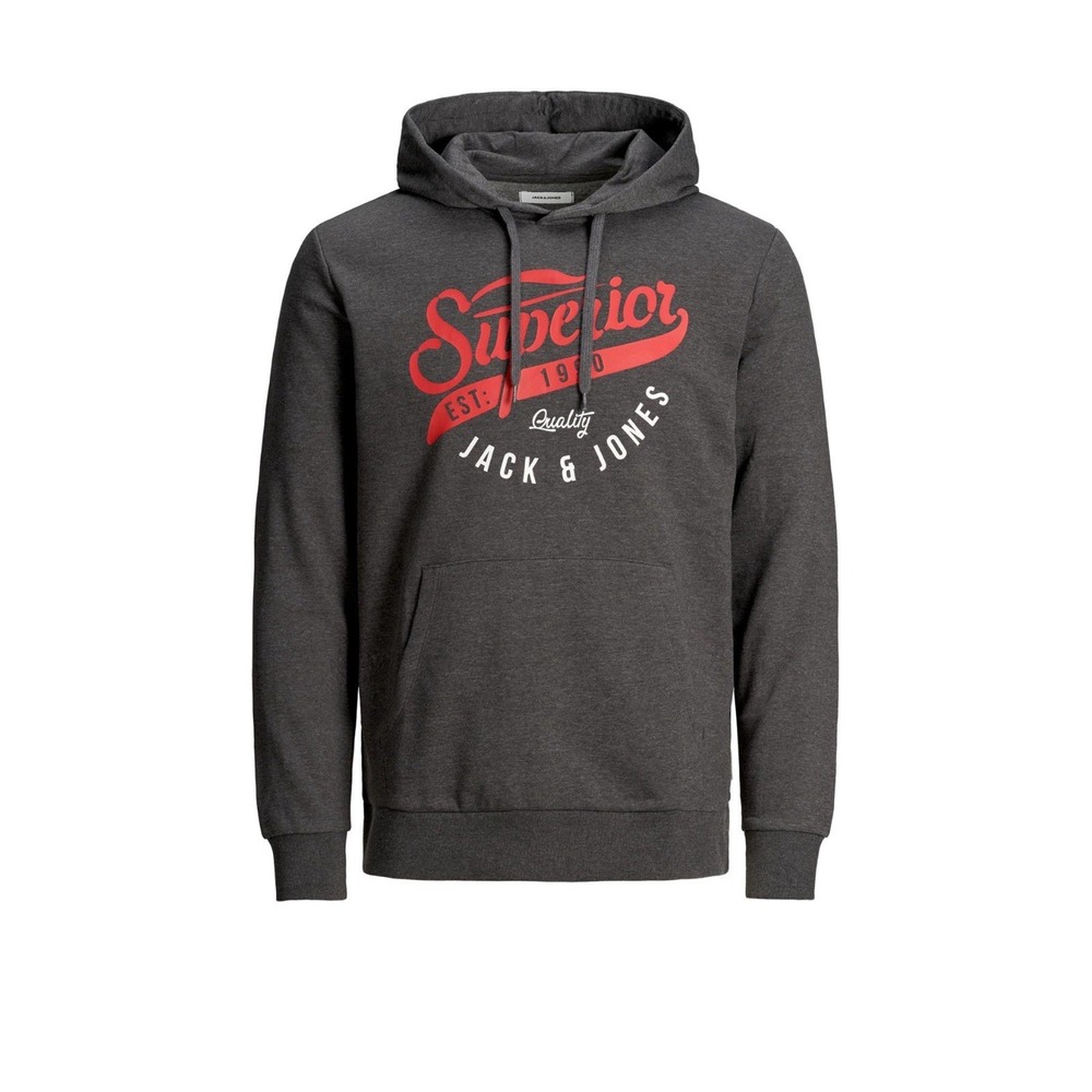 Jack and‎ Jones Men's Hooded Pullover Sweatshirts Blue Warm Long Sleeve Size S